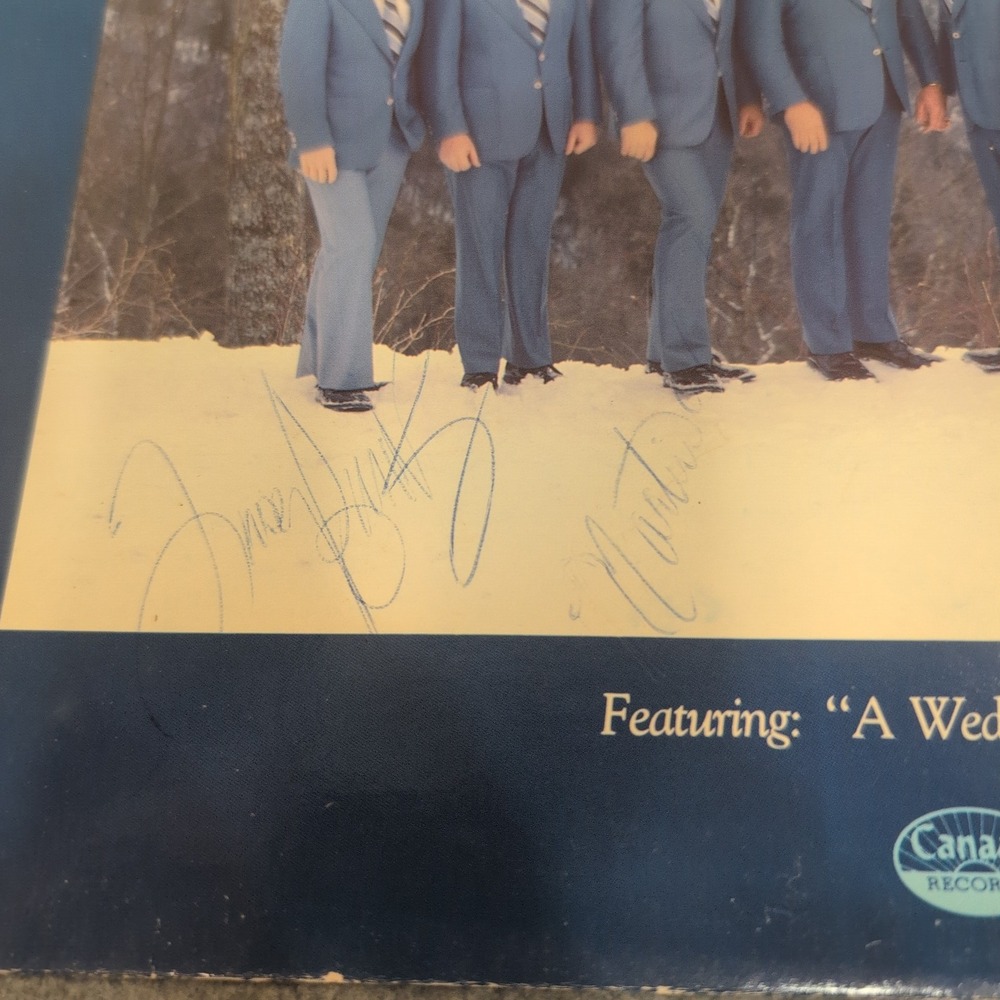 The Inspirations Have Something to Sing About Vinyl LP Signed CAS-9843 Gospel - Picture 2 of 5